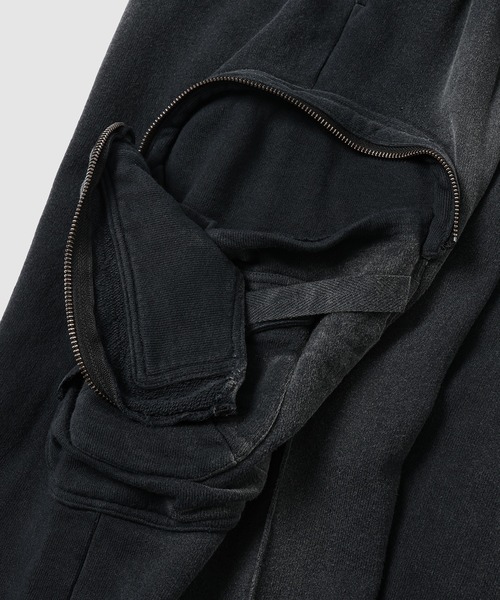 DAIRIKU(ダイリク)の「PKT Vintage Dyed Sweater Pants(スウェットパンツ・メンズ・アクア/ブラック・L/M)」の11枚目の写真