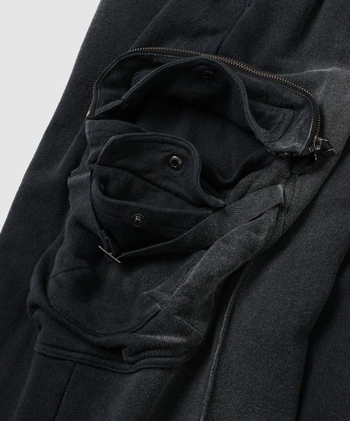 DAIRIKU(ダイリク)の「PKT Vintage Dyed Sweater Pants(スウェットパンツ・メンズ・アクア/ブラック・L/M)」の3枚目の写真