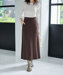 【Made in JAPAN】スウェットマキシ丈スカート/90cm