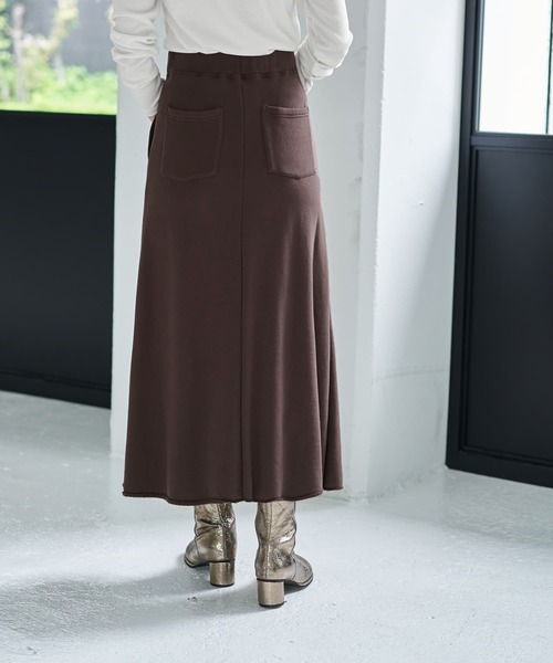 STYLE DELI(スタイルデリ)の「【Made in JAPAN】スウェットマキシ丈スカート/90cm(スカート・レディース・ブラウン・MEDIUM/SMALL)」の5枚目の写真