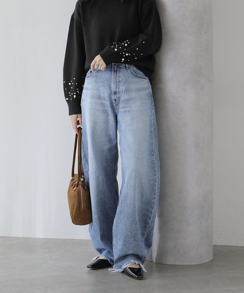 セール】【洗える】YANUK/ヤヌーク LAURA Curve Taperd（デニムパンツ