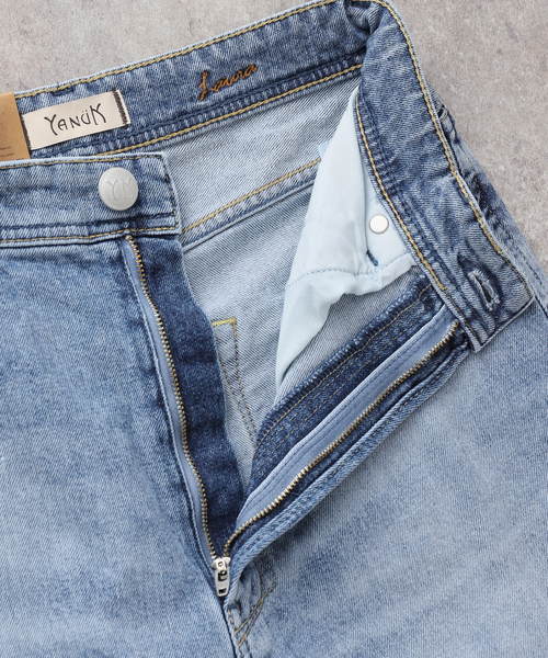 La TOTALITE（ラトータリテ）の「【洗える】YANUK/ヤヌーク LAURA Curve Taperd（デニムパンツ・レディース・サックスブルー・25/24/23/26）」の15枚目の写真