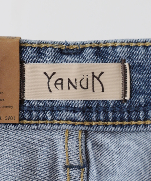 La TOTALITE（ラトータリテ）の「【洗える】YANUK/ヤヌーク LAURA Curve Taperd（デニムパンツ・レディース・サックスブルー・25/24/23/26）」の18枚目の写真