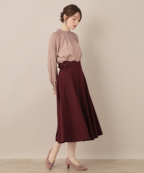 couture brooch（クチュールブローチ）の「カットパイピングリボンパンプス（パンプス・レディース・サンドベージュ/ブラック・30/35/45）」の8枚目の写真