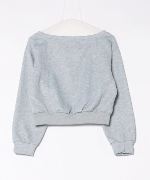 almo(アルモ)の「【LAMPOON】ラインストーンオフショルスエット(Tシャツ/カットソー・レディース・グレー・LARGE/MEDIUM/SMALL)」の6枚目の写真