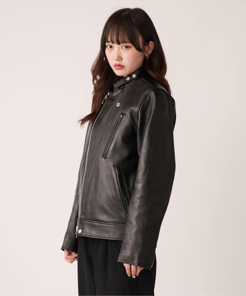 schott(ショット)の「Schott/ショット DOUBLE BREST RIDERS ライダースジャケット(ライダースジャケット・メンズ・ブラック・M/L)」の15枚目の写真