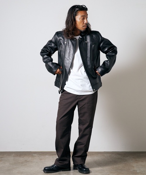 schott(ショット)の「Schott/ショット DOUBLE BREST RIDERS ライダースジャケット(ライダースジャケット・メンズ・ブラック・M/L)」の21枚目の写真