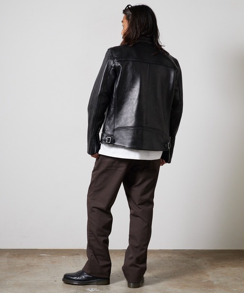 schott(ショット)の「Schott/ショット DOUBLE BREST RIDERS ライダースジャケット(ライダースジャケット・メンズ・ブラック・M/L)」の22枚目の写真
