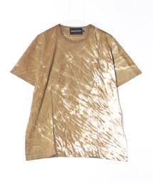 《HIROYUKI OBARA》USｺｯﾄﾝTｼｬﾂ 絞りﾑﾗ染加工