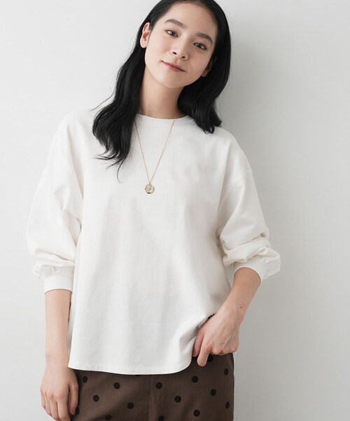 セール】【360度可愛い・洗える】バックヘンリーカットソー（T