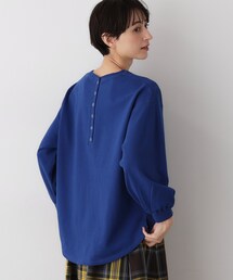 Dessin（デッサン）の「【360度可愛い・洗える】バックヘンリーカットソー（Tシャツ/カットソー）」