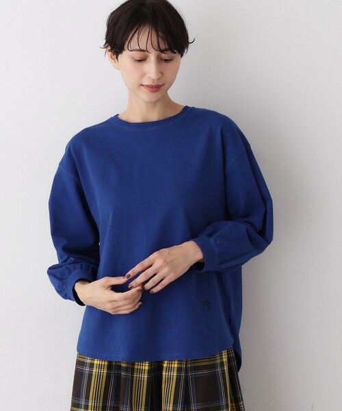 Dessin(デッサン)の「【360度可愛い・洗える】バックヘンリーカットソー(Tシャツ/カットソー・レディース・ボルドー/ネイビー/ホワイト系/グレー/ブルー系その他・00/01/02/03)」の11枚目の写真