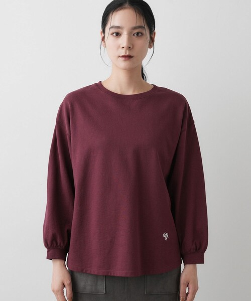 Dessin(デッサン)の「【360度可愛い・洗える】バックヘンリーカットソー(Tシャツ/カットソー・レディース・ボルドー/ネイビー/ホワイト系/グレー/ブルー系その他・00/01/02/03)」の19枚目の写真