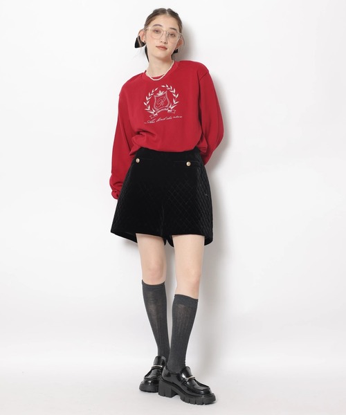 Rirandture（リランドチュール）の「エンブレムロゴバルーンスウェットトップス（Tシャツ/カットソー・レディース・ネイビー/レッド・2）」の6枚目の写真