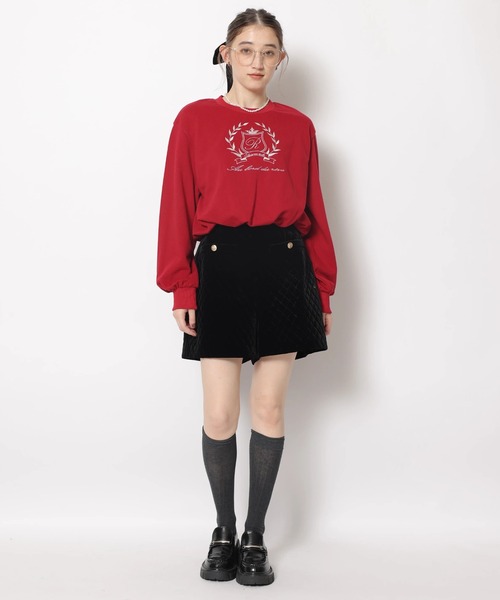 Rirandture（リランドチュール）の「エンブレムロゴバルーンスウェットトップス（Tシャツ/カットソー・レディース・ネイビー/レッド・2）」の7枚目の写真