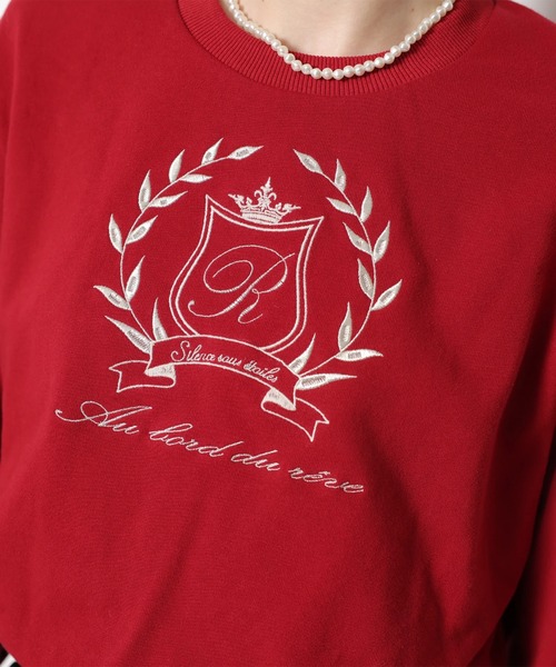 Rirandture（リランドチュール）の「エンブレムロゴバルーンスウェットトップス（Tシャツ/カットソー・レディース・ネイビー/レッド・2）」の10枚目の写真