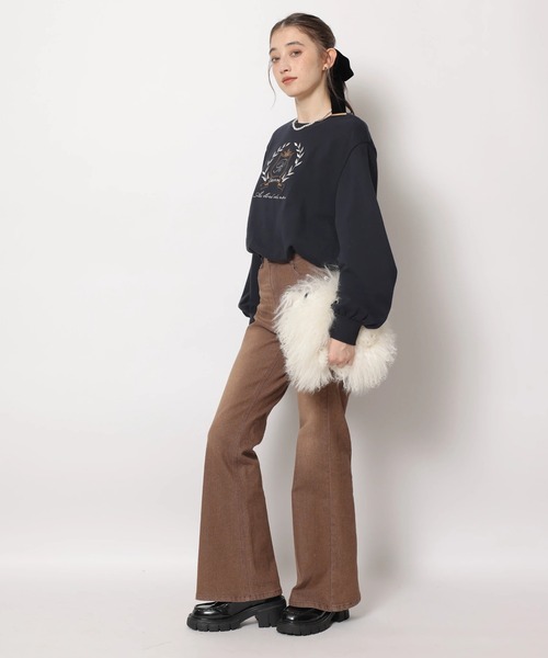 Rirandture（リランドチュール）の「エンブレムロゴバルーンスウェットトップス（Tシャツ/カットソー・レディース・ネイビー/レッド・2）」の17枚目の写真