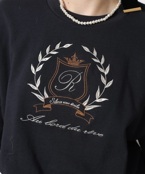 Rirandture（リランドチュール）の「エンブレムロゴバルーンスウェットトップス（Tシャツ/カットソー・レディース・ネイビー/レッド・2）」の22枚目の写真