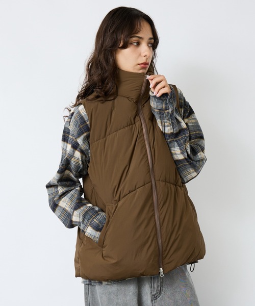 美品*NEARBYME　ボリュームダウンベスト NOMINE（ノミネ）の「【NOMINE】ボリューム エコダウンベスト（ダウン