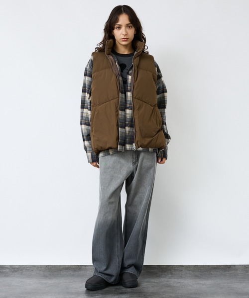 yukiemon ブラウン ダウンベスト yukiemon ブラウン ダウンベスト 楽天市場】ラム レザー ダウン ベスト