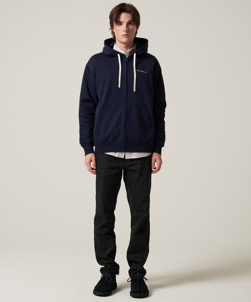 Eddie Bauer(エディーバウアー)の「シグネチャー スウェットシャツ フルジップパーカー(パーカー・メンズ・ネイビー/杢グレー/ブラウン・L/M/XXL/XL)」の15枚目の写真