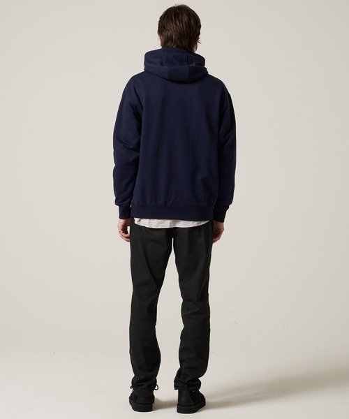 Eddie Bauer(エディーバウアー)の「シグネチャー スウェットシャツ フルジップパーカー(パーカー・メンズ・ネイビー/杢グレー/ブラウン・L/M/XXL/XL)」の7枚目の写真