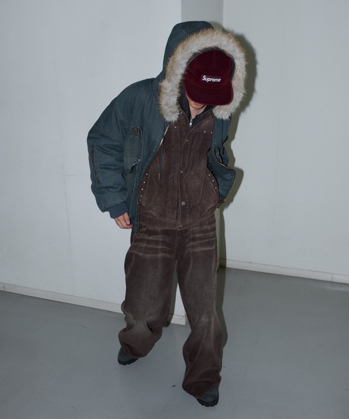 Perushu(ペルーシュ)の「ヴィンテージライクスタッズコーデュロイパンツ(その他パンツ・メンズ・ブラック/ブラウン・MEDIUM/SMALL/LARGE)」の16枚目の写真
