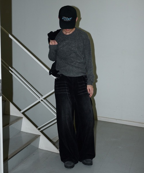 Perushu(ペルーシュ)の「ヴィンテージライクスタッズコーデュロイパンツ(その他パンツ・メンズ・ブラック/ブラウン・MEDIUM/SMALL/LARGE)」の18枚目の写真