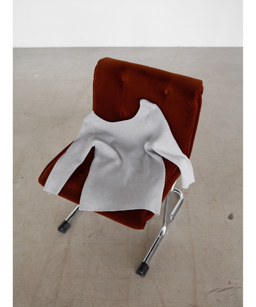 Katrin TOKYO（カトリーントーキョー）の「back ribbon knit（ニット/セーター・レディース・オレンジ/ピンク/ライトグレー・XS/FREE）」の6枚目の写真