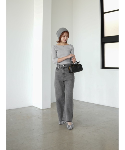 Katrin TOKYO（カトリーントーキョー）の「back ribbon knit（ニット/セーター・レディース・オレンジ/ピンク/ライトグレー・XS/FREE）」の22枚目の写真