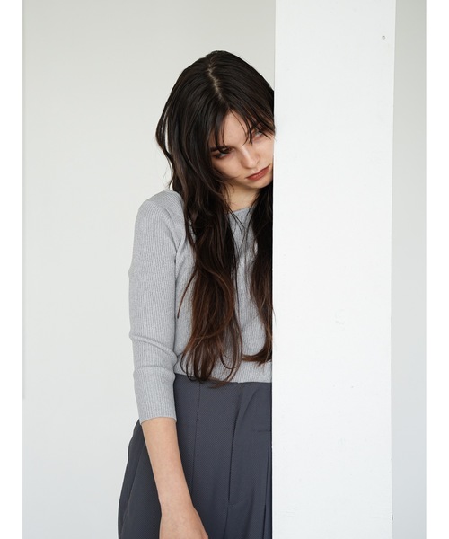 Katrin TOKYO（カトリーントーキョー）の「back ribbon knit（ニット/セーター・レディース・オレンジ/ピンク/ライトグレー・XS/FREE）」の14枚目の写真