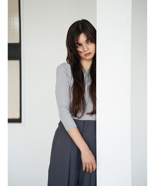 Katrin TOKYO（カトリーントーキョー）の「back ribbon knit（ニット/セーター・レディース・オレンジ/ピンク/ライトグレー・XS/FREE）」の15枚目の写真