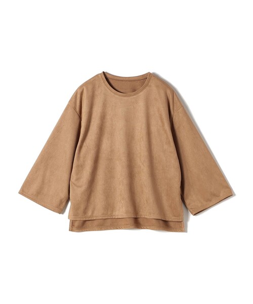 SHIPS(シップス)の「〈手洗い可能〉ポリエステル スエード ワイド スリーブ プルオーバー(Tシャツ/カットソー・レディース・ブラウン系その他/キャメル・ONE SIZE)」の21枚目の写真