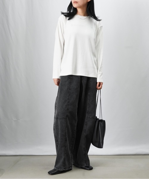 セール】LC/LLL フライスロゴクルーネックTシャツ（Tシャツ/カットソー