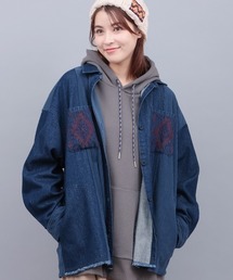 チチカカ | デニムコールパッチシャツ(シャツ/ブラウス)