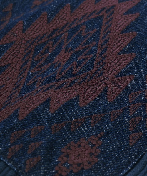 チチカカ（チチカカ）の「デニムコールパッチシャツ（シャツ/ブラウス・レディース・インディゴブルー/アイボリー/ブラック・FREE）」の20枚目の写真