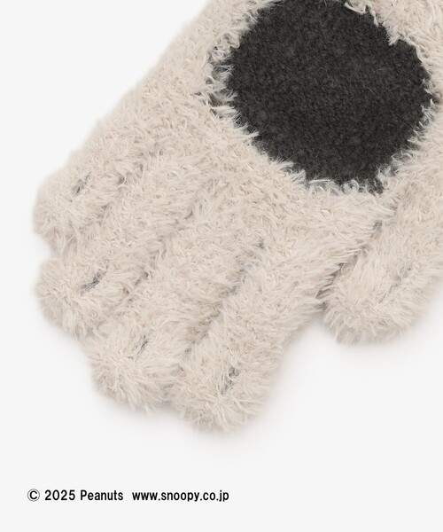 Afternoon Tea（アフタヌーンティー）の「ユビデルグローブ/PEANUTS/Afternoon Tea Original Tartans（手袋・レディース・アイボリー・ONE SIZE）」の4枚目の写真