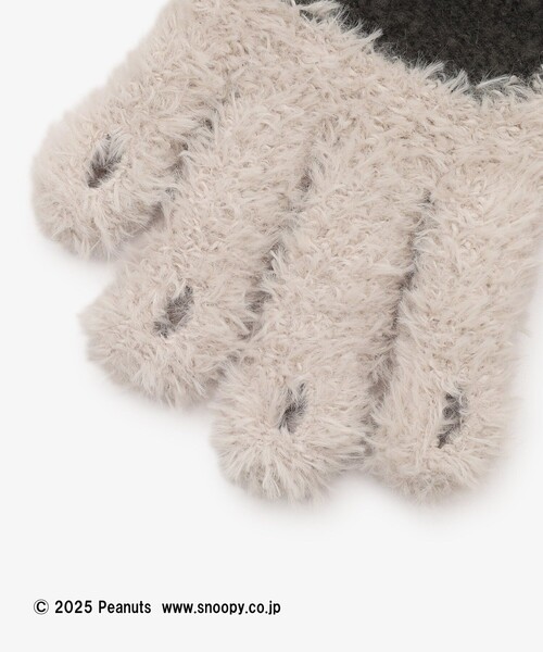 Afternoon Tea（アフタヌーンティー）の「ユビデルグローブ/PEANUTS/Afternoon Tea Original Tartans（手袋・レディース・アイボリー・ONE SIZE）」の5枚目の写真