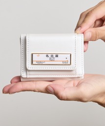 Sunny Side（サニーサイド）の「Sunny Side サニーサイド：駅名標 （東京 新横浜  新大阪 京都 名古屋 ) 紛失防止　三つ折りミニ財布（財布）」