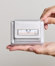 Sunny Side（サニーサイド）の「Sunny Side サニーサイド：駅名標 （東京 新横浜  新大阪 京都 名古屋 ) 紛失防止　三つ折りミニ財布（財布）」