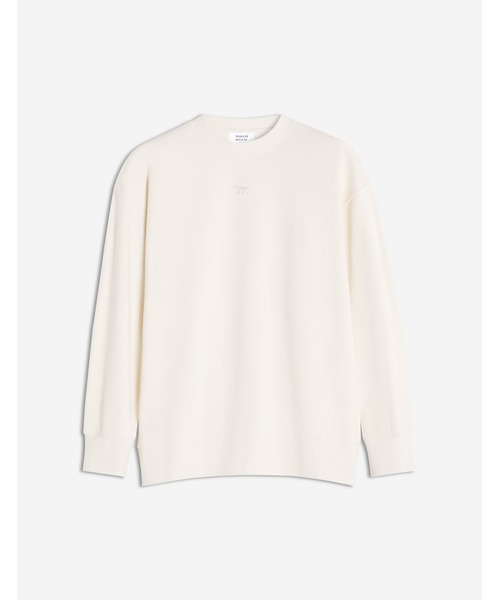 Maison Kitsune(メゾンキツネ)の「BABY FOX OVERSIZE SWEATSHIRT(スウェット・レディース・ワインレッド/アイボリー/ブラック・XS/S/M/L)」の12枚目の写真