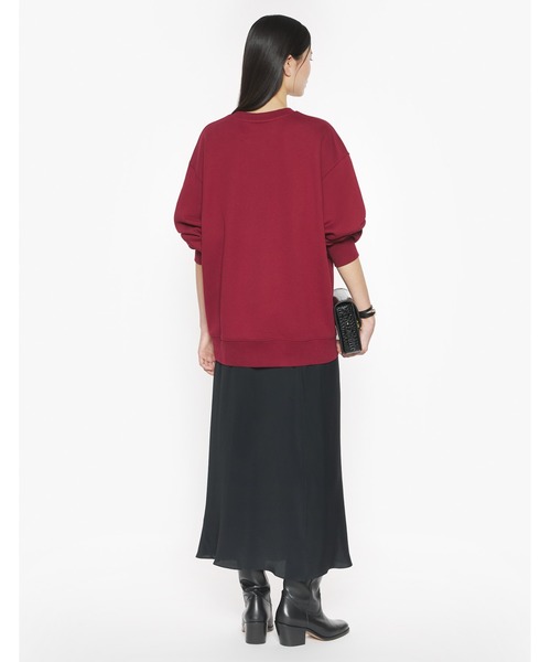 Maison Kitsune(メゾンキツネ)の「BABY FOX OVERSIZE SWEATSHIRT(スウェット・レディース・ワインレッド/アイボリー/ブラック・XS/S/M/L)」の15枚目の写真