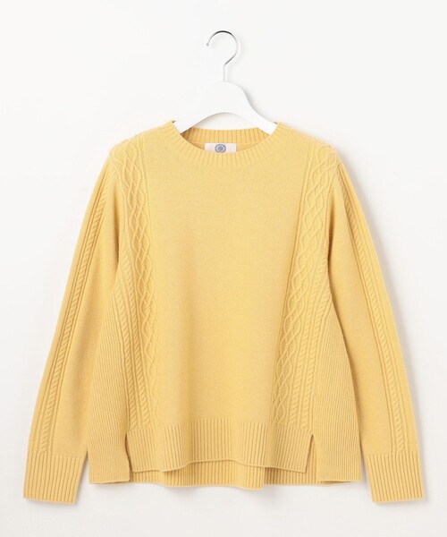 J.PRESS(ジェイプレス)の「【WEB限定カラーあり】CAT クルーネック ニット(ニット/セーター・レディース・イエロー系/シルバー系/ピンク系/サックスブルー系/ホワイト系・MEDIUM/LARGE)」の10枚目の写真