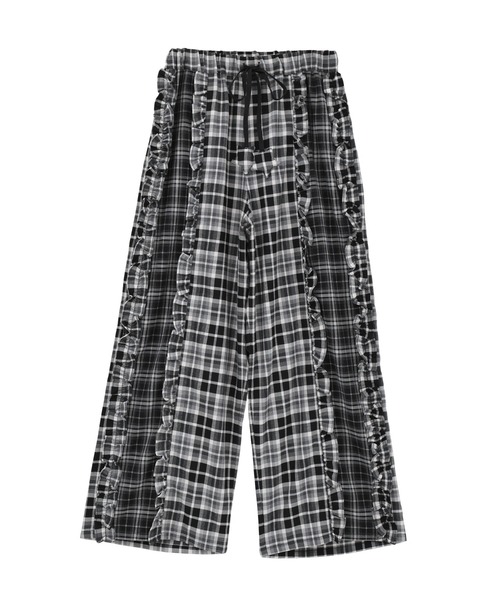 Candy Stripper（キャンディストリッパー）の「STAR CHECK EASY パンツ（その他パンツ・レディース・ベージュ/ブラック/ピンク・FREE）」の2枚目の写真