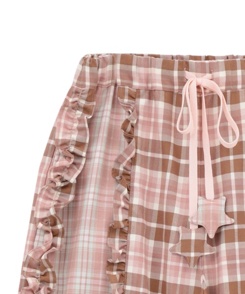 Candy Stripper（キャンディストリッパー）の「STAR CHECK EASY パンツ（その他パンツ・レディース・ベージュ/ブラック/ピンク・FREE）」の16枚目の写真