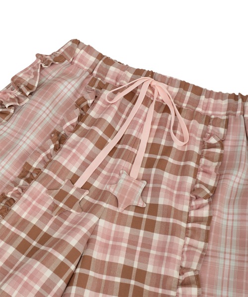 Candy Stripper（キャンディストリッパー）の「STAR CHECK EASY パンツ（その他パンツ・レディース・ベージュ/ブラック/ピンク・FREE）」の17枚目の写真