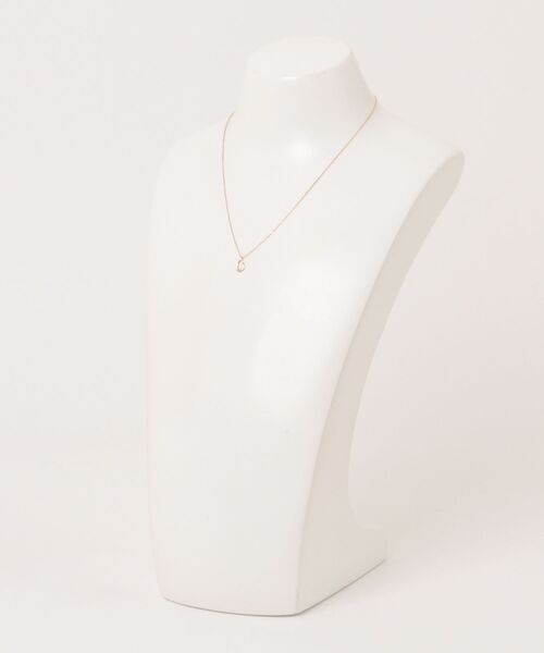 セール】シルバー キュービックジルコニア しずく ネックレス ESTELLE