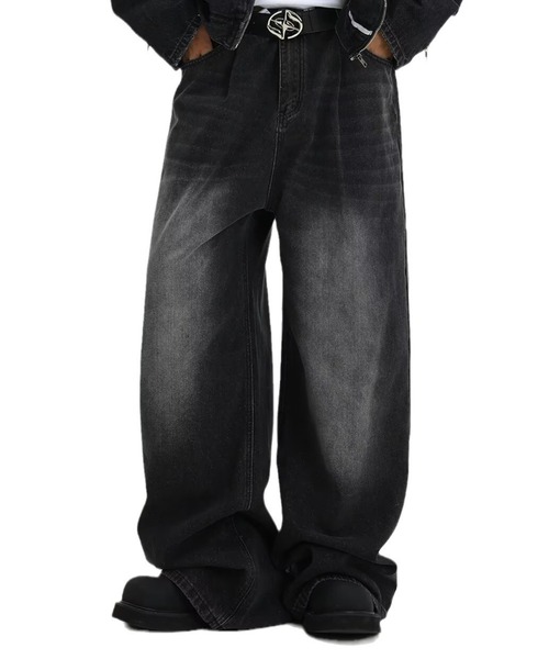 セール】Smog Beam Baggyセンターフェードバギーデニム（デニムパンツ