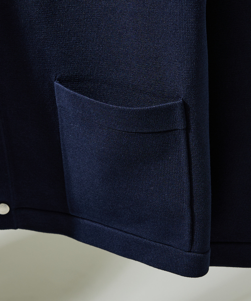 Traditional Weatherwear（トラディショナルウェザーウェア）の「【Traditional Weatherwear】ARKLEY KNIT アークリーニット / クルーネックカーディガン（カーディガン/ボレロ・メンズ・ネイビー/グリーン・L/M）」の3枚目の写真