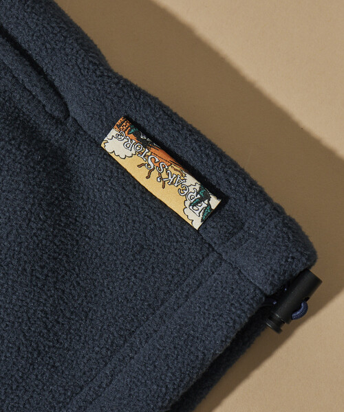 FREAK'S STORE(フリークスストア)の「ビッグシルエット ワンポイントロゴ フリーススナップ カーディガン(ブルゾン・メンズ・ブラック/パープル/ブラウン/ナチュラル/ブルー系その他/チェック/ダークネイビー/マスタード/オリーブ・MEDIUM/LARGE)」の18枚目の写真